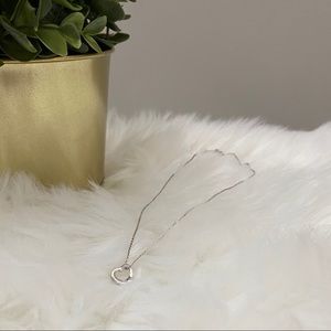 Sterling Silver Tiffany Heart Necklace